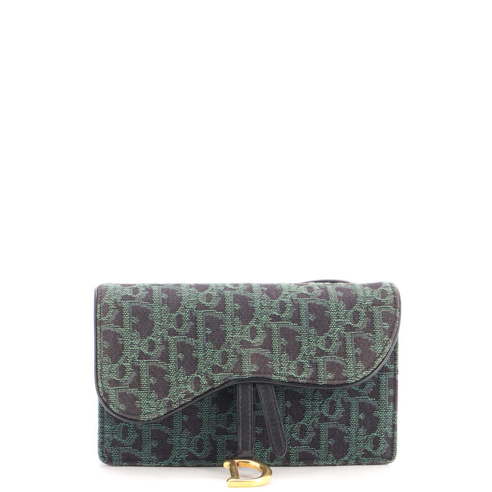 Christian Dior Saddle Rectangular Belt Bag Oblique Canvas